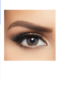 Women's Chestnut Brown Colored Contact Lenses Pack Of 2 - 3 Months Replacement